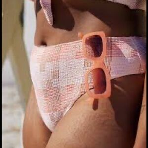 Aerie Jacquard Swim Bottom, size large, nwot